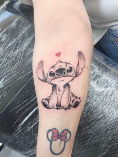Stitch,Beauty and Color Tattoo